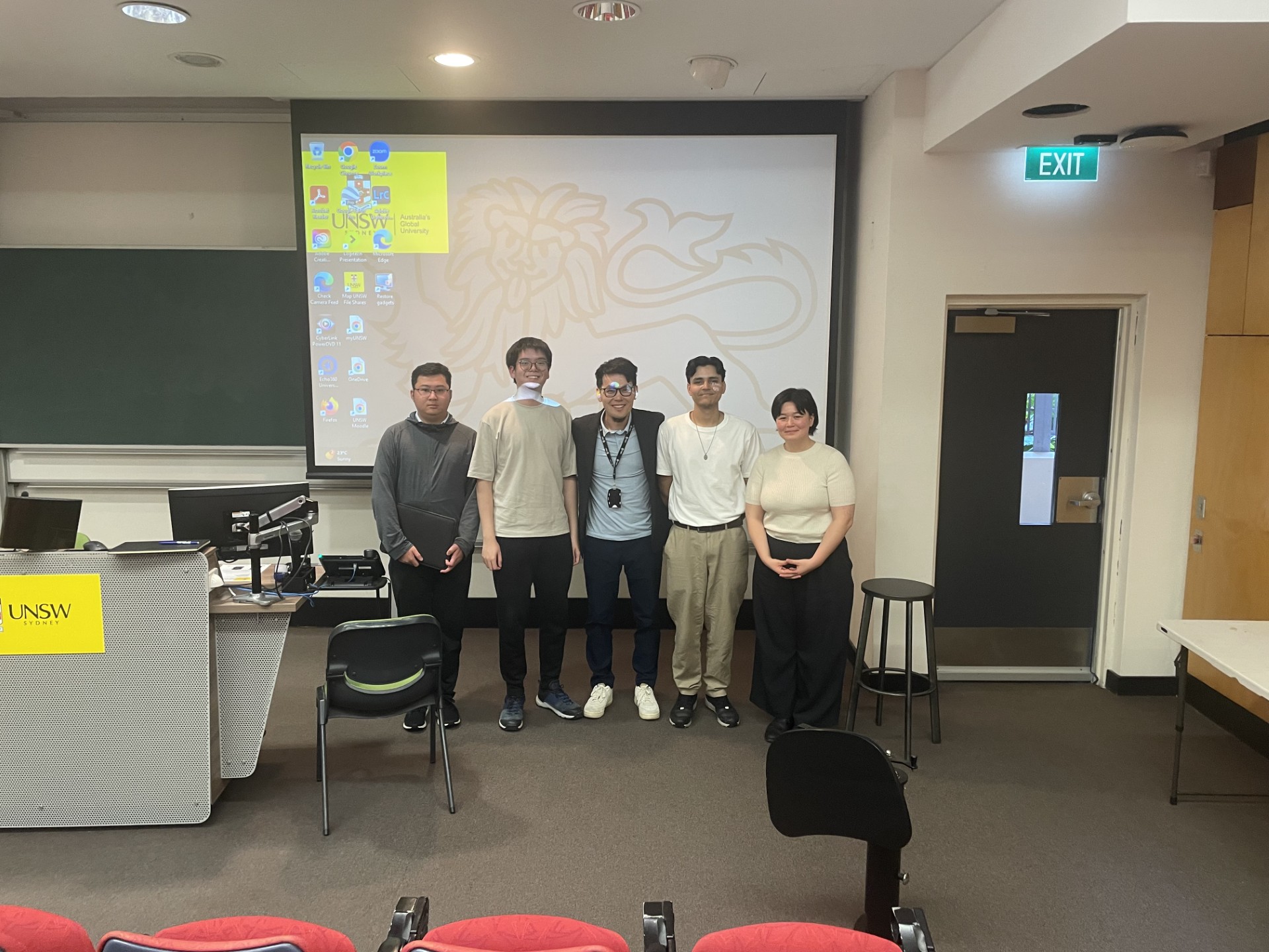 Final presentation group photo
